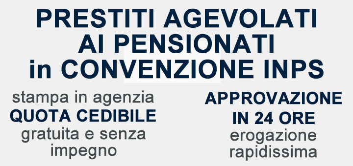 Prestito pensionati in convenzione - CreditTime